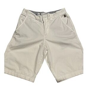 Marc Ecko‎ Mens Short White Flat Front Chino 30